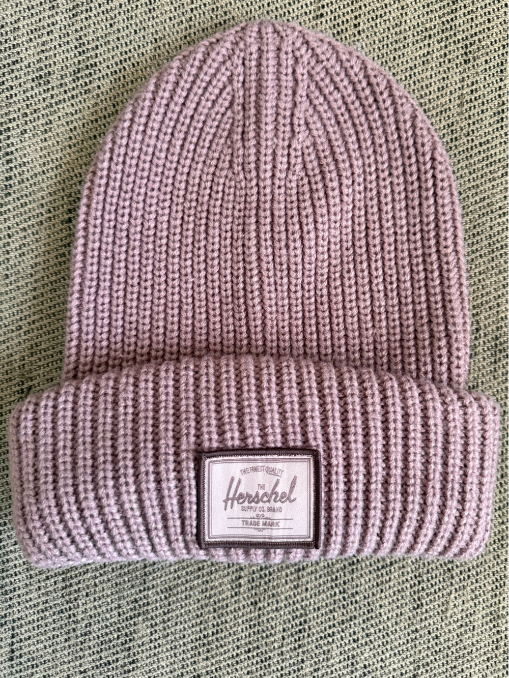 Herschel Supply Company Dusty Pink Ribbed Knit Beanie